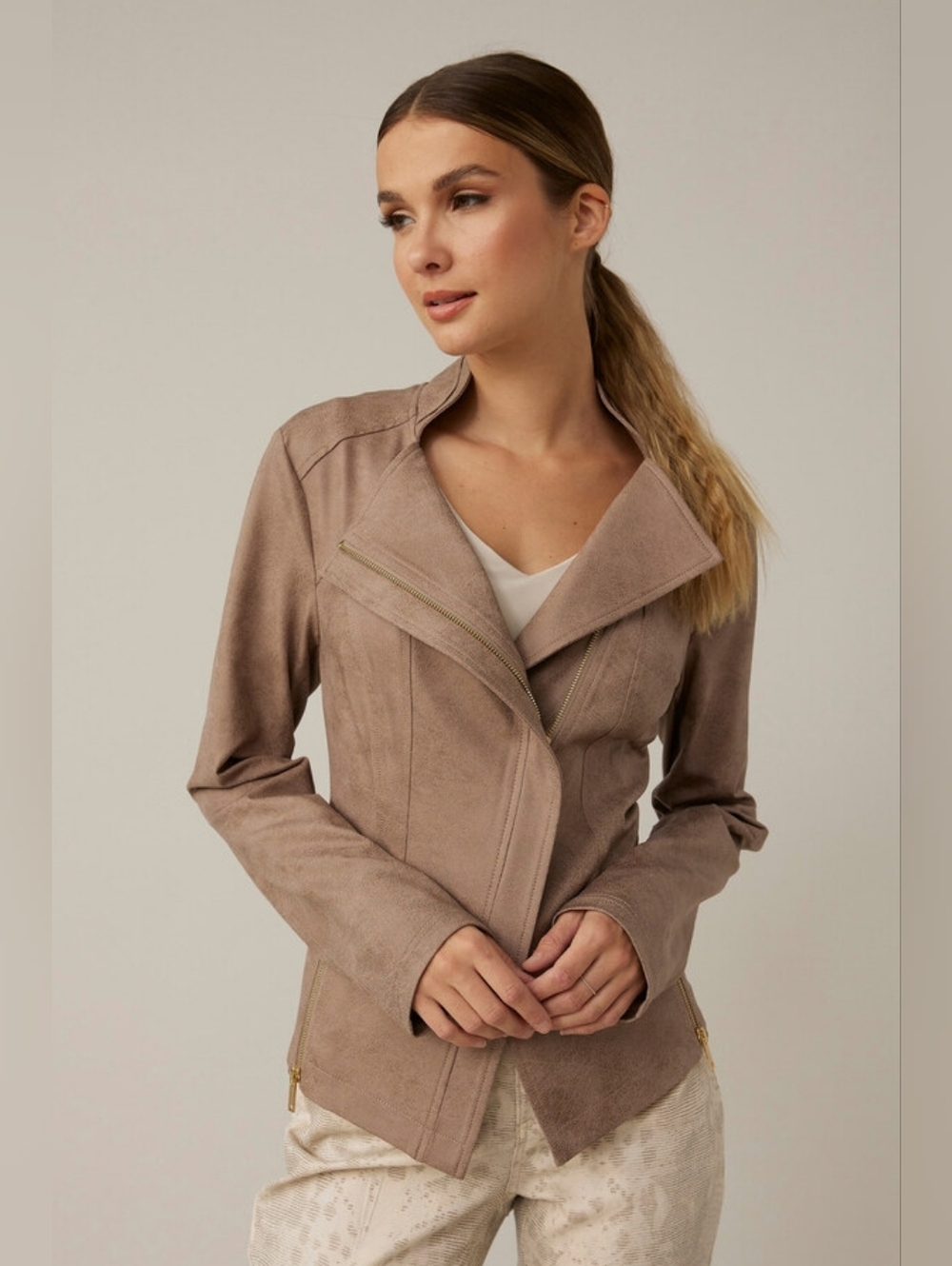 Joseph Ribkoff Military Jacket Large NWOT Style 221911